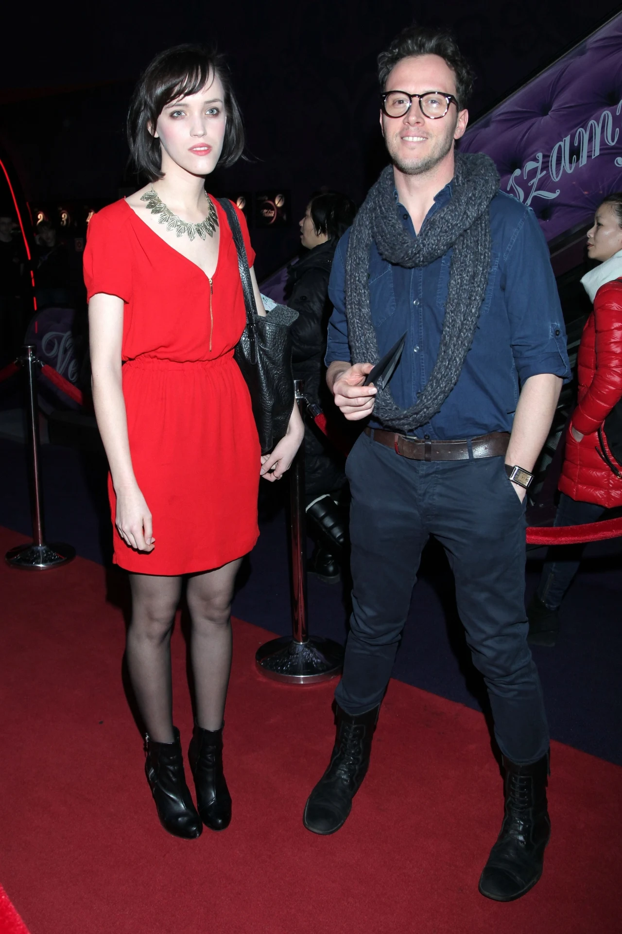 Andrzej Deskur na premierze "Drogówki" Andrzej Deskur na premierze "Drogówki"