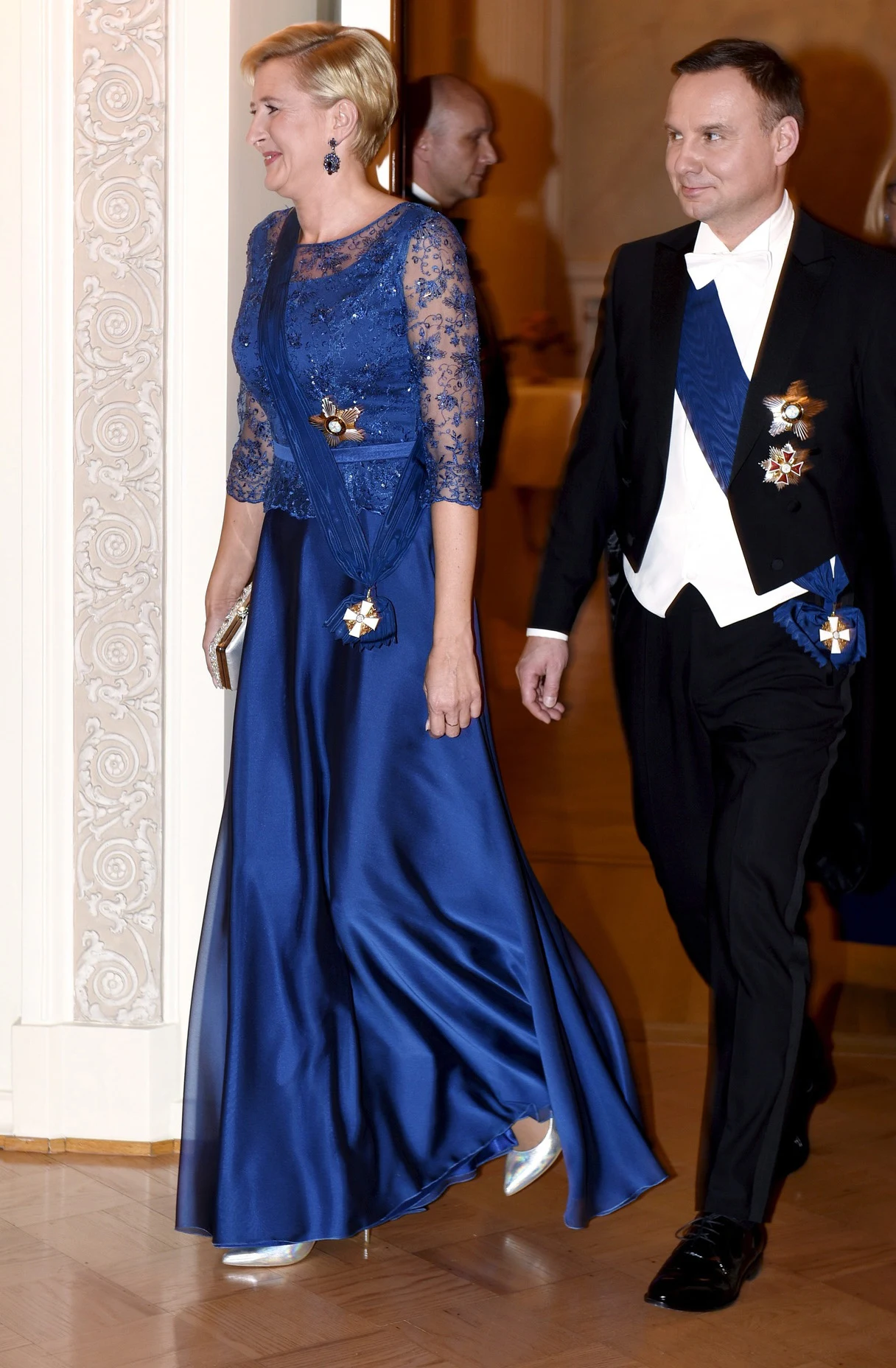 Agata Kornhauser-Duda i Andrzej Duda w Finlandii