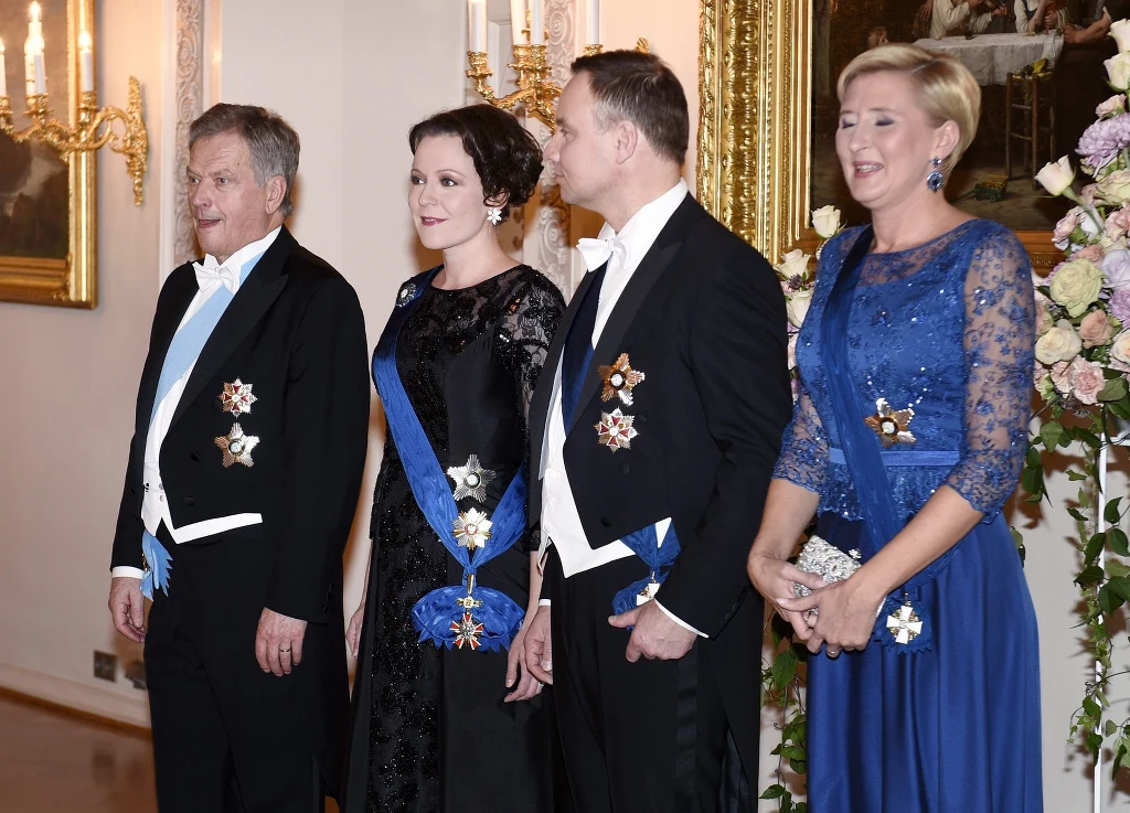 Agata Kornhauser-Duda i Andrzej Duda w Finlandii Agata Kornhauser-Duda i Andrzej Duda w Finlandii