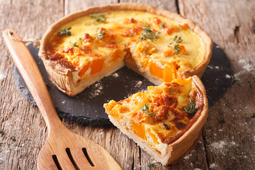 Quiche z dynią