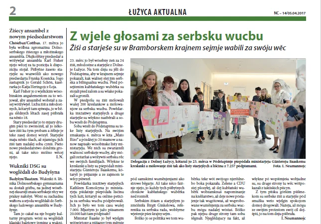 Fragment strony gazety "Nowy Casnik"