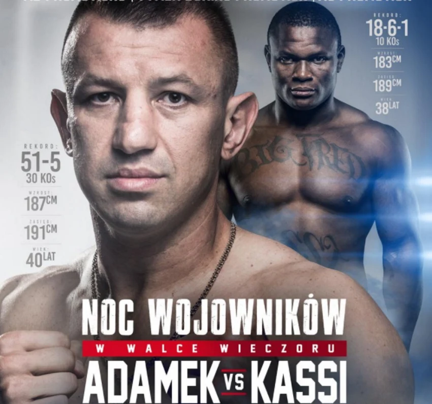Tomasz Adamek (na pierwszym planie) i Fred Kassi Tomasz Adamek (na pierwszym planie) i Fred Kassi