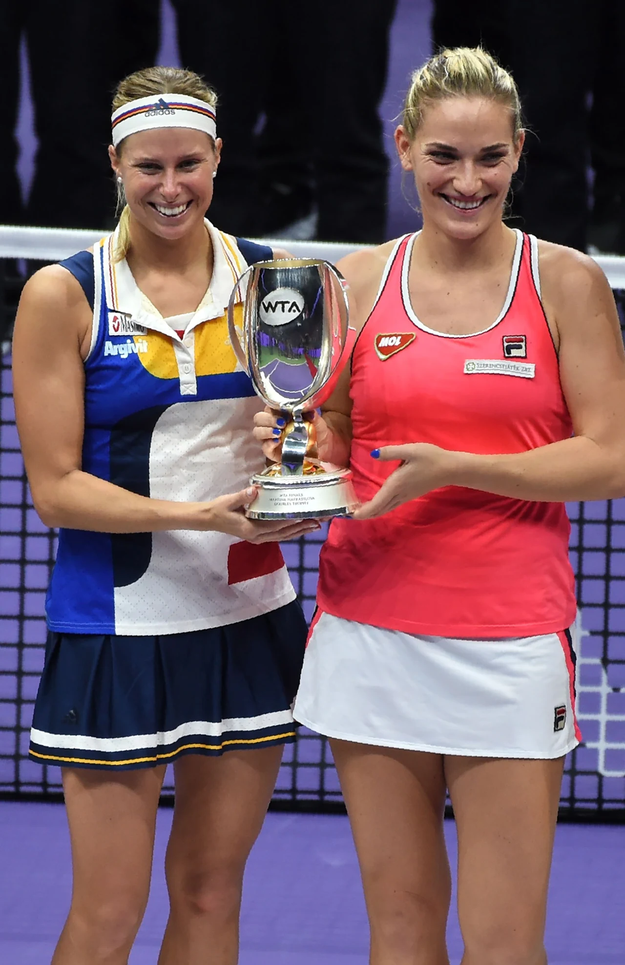 Andrea Hlavackova (z lewej) i Timea Babos Andrea Hlavackova (z lewej) i Timea Babos