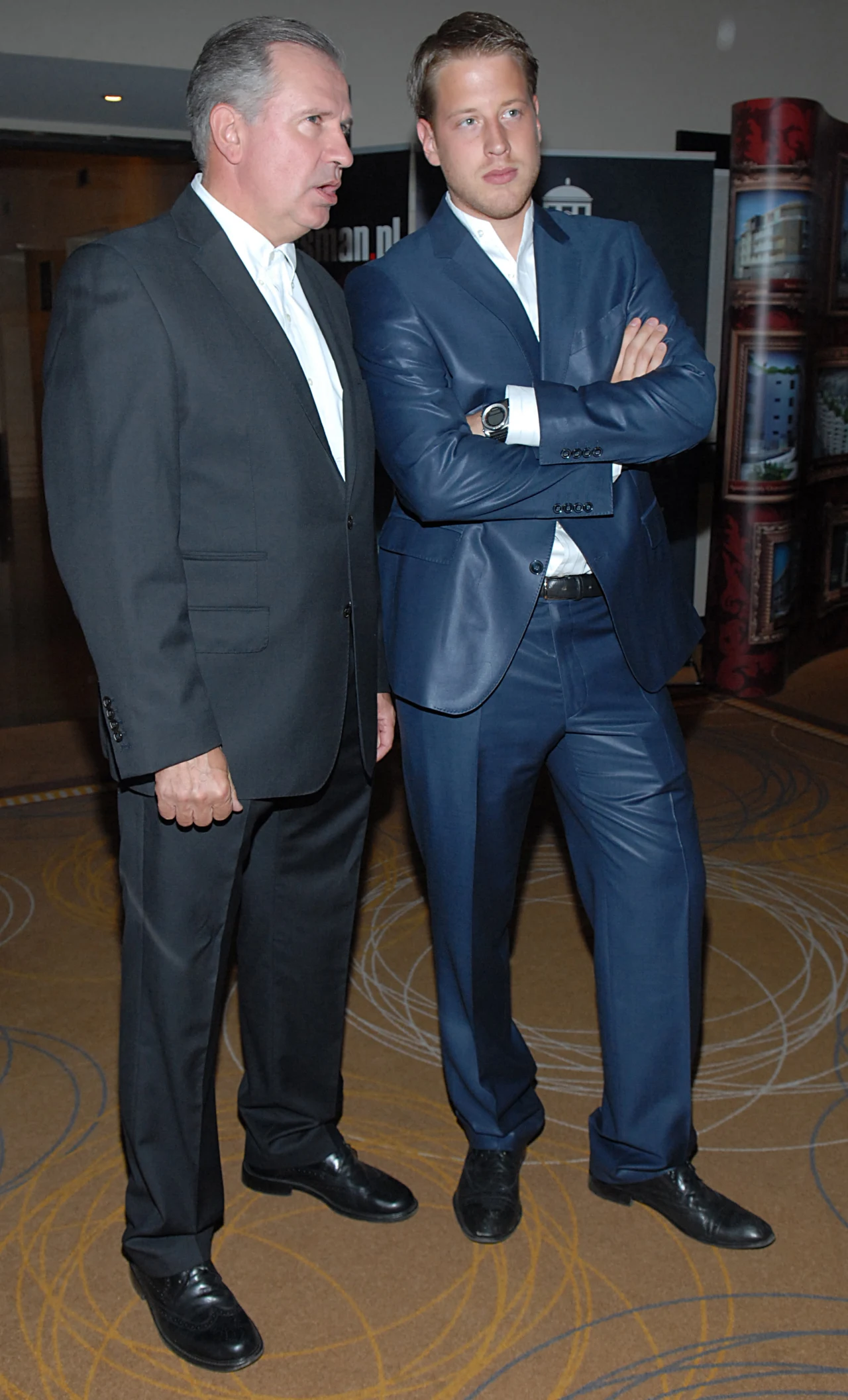 Tomasz Stockinger z synem Robertem Tomasz Stockinger z synem Robertem