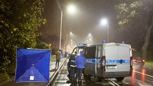 Miejsce śmiertelnego ataku nożownika w Gdańsku Lipcach na Trakcie św. Wojciech