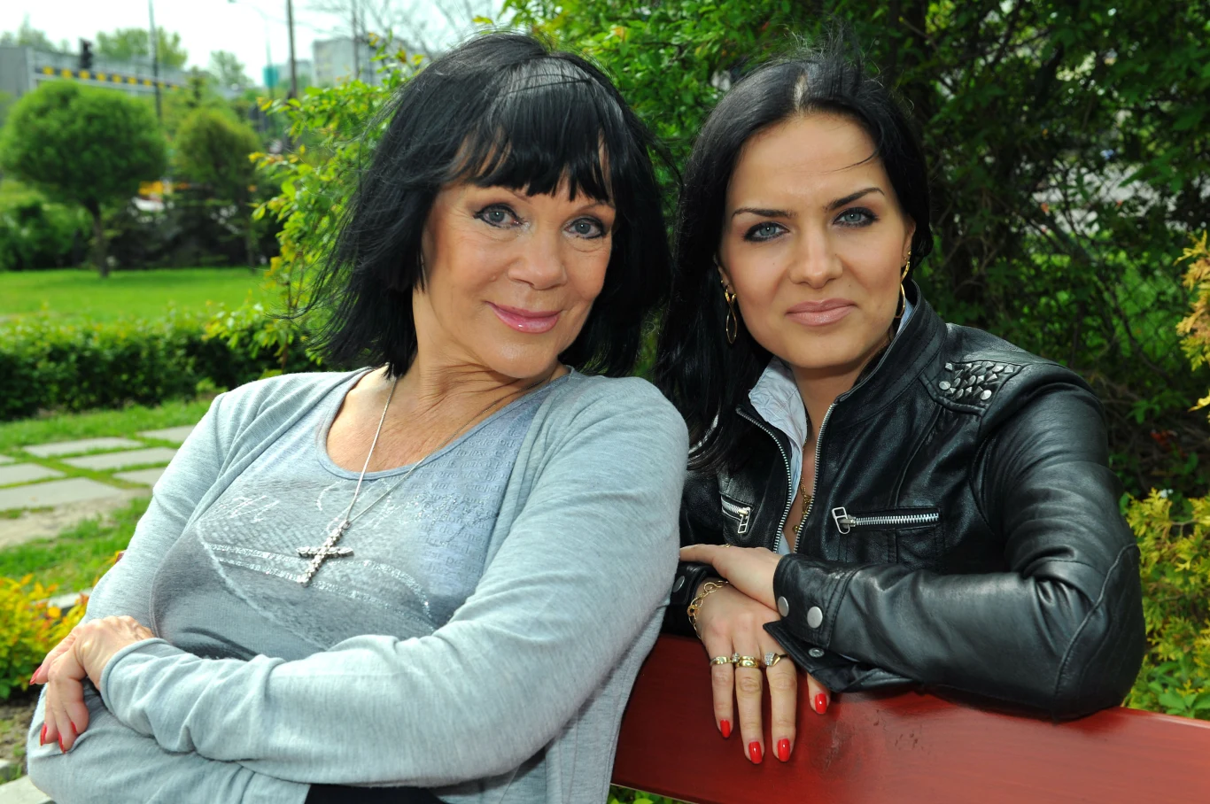 Izabela Skrybant-Dziewiątkowska z córką Katarzyną Izabela Skrybant-Dziewiątkowska z córką Katarzyną