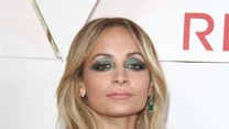 Nicole Richie w zielonym makijażu