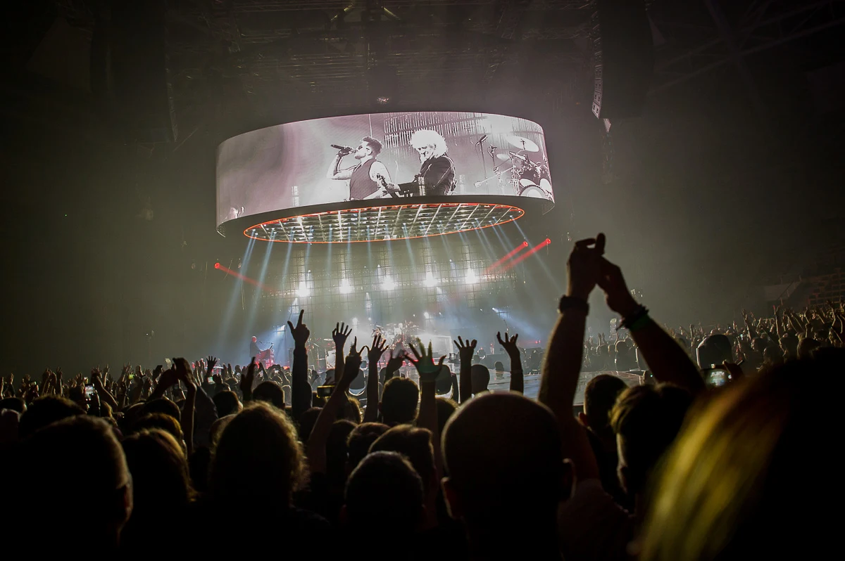 Publiczność na Queen + Adam Lambert w Łodzi