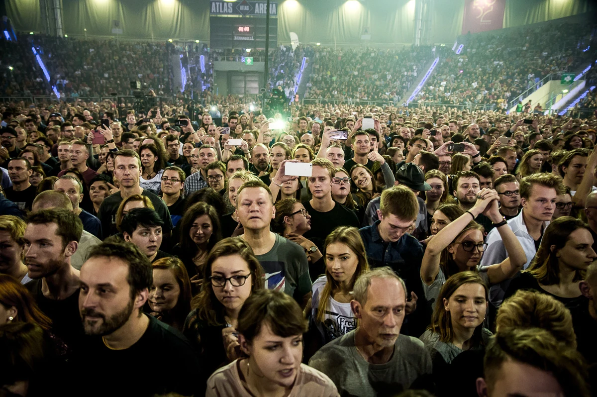 Publiczność na Queen + Adam Lambert w Łodzi