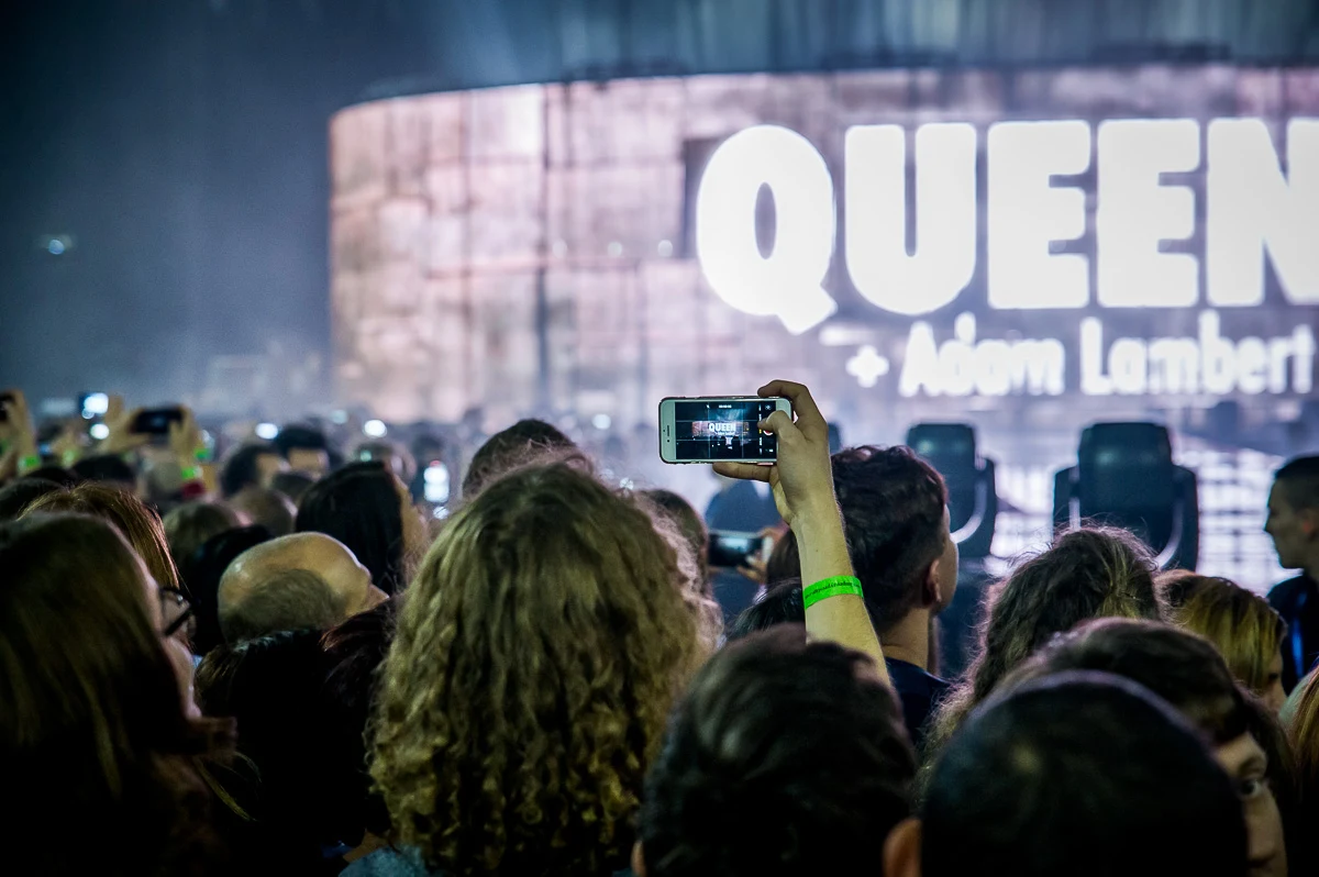 Publiczność na Queen + Adam Lambert w Łodzi