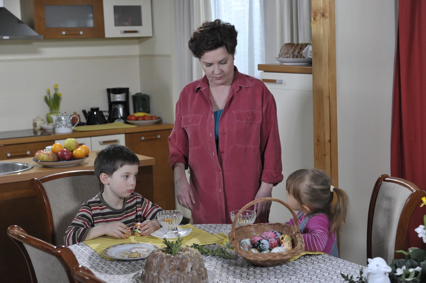 Agnieszka Kotulanka na planie "Klanu" Agnieszka Kotulanka na planie "Klanu"