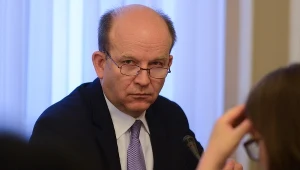 Minister zdrowia Konstanty Radziwiłł podczas posiedzenia komisji