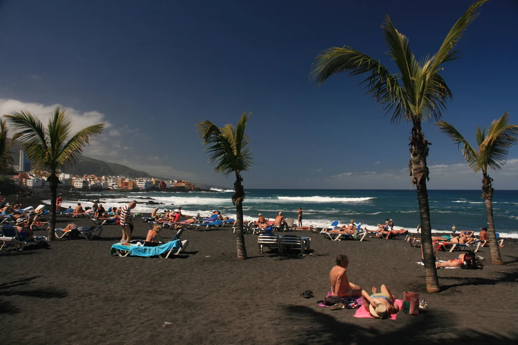 Plaża Puerto de la Cruz Teneryfa