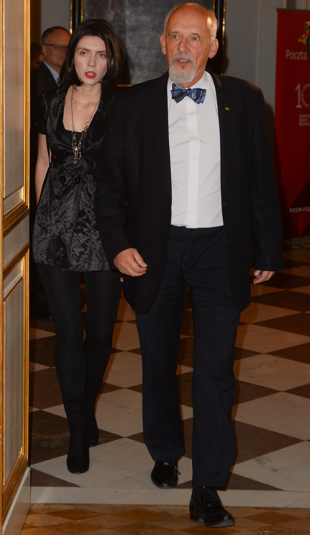 Janusz Korwin-Mikke z żoną Dominiką Janusz Korwin-Mikke z żoną Dominiką