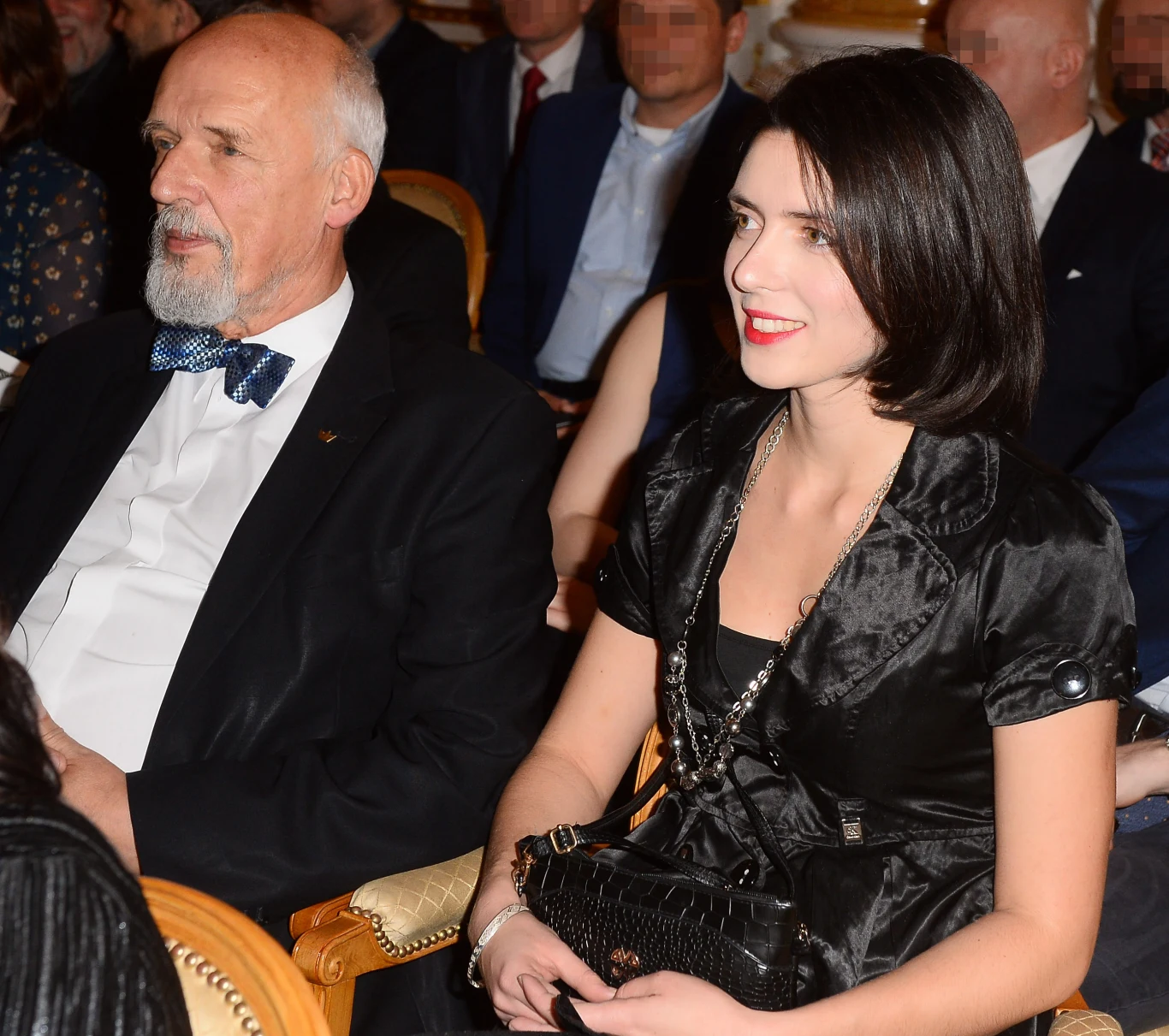 Janusz Korwin-Mikke z żoną Dominiką Janusz Korwin-Mikke z żoną Dominiką