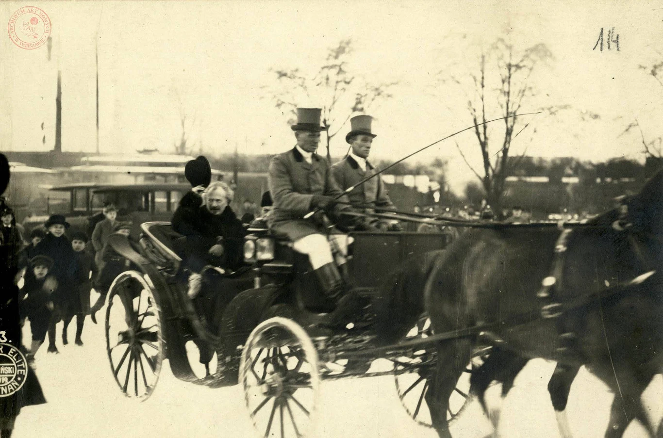 Wjazd Ignacego J. Paderewskiego do Poznania, 26 XII 1918 r.; AAN, Archiwum Ignacego Jana Paderewskiego, sygn. 745