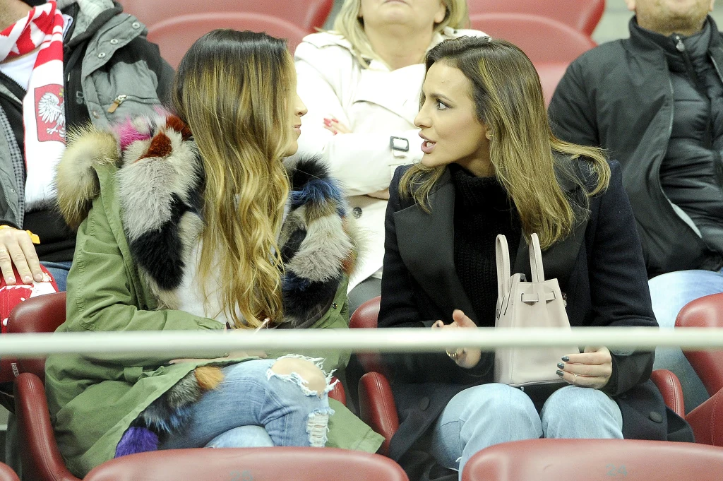 Marina Łuczenko-Szczęsna i Sara Boruc 