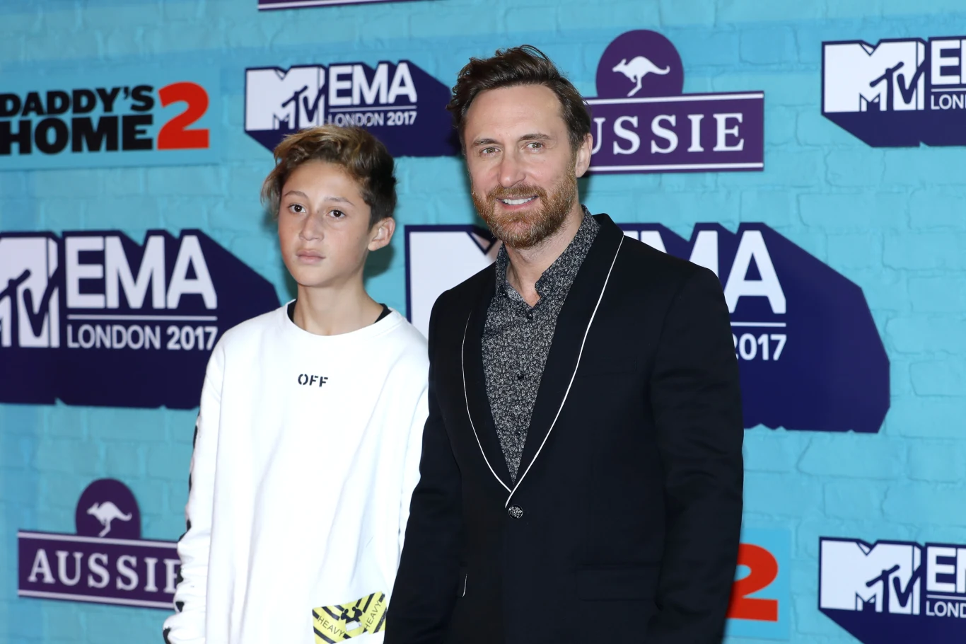 David Guetta z synem Timem Guettą David Guetta z synem Timem Guettą