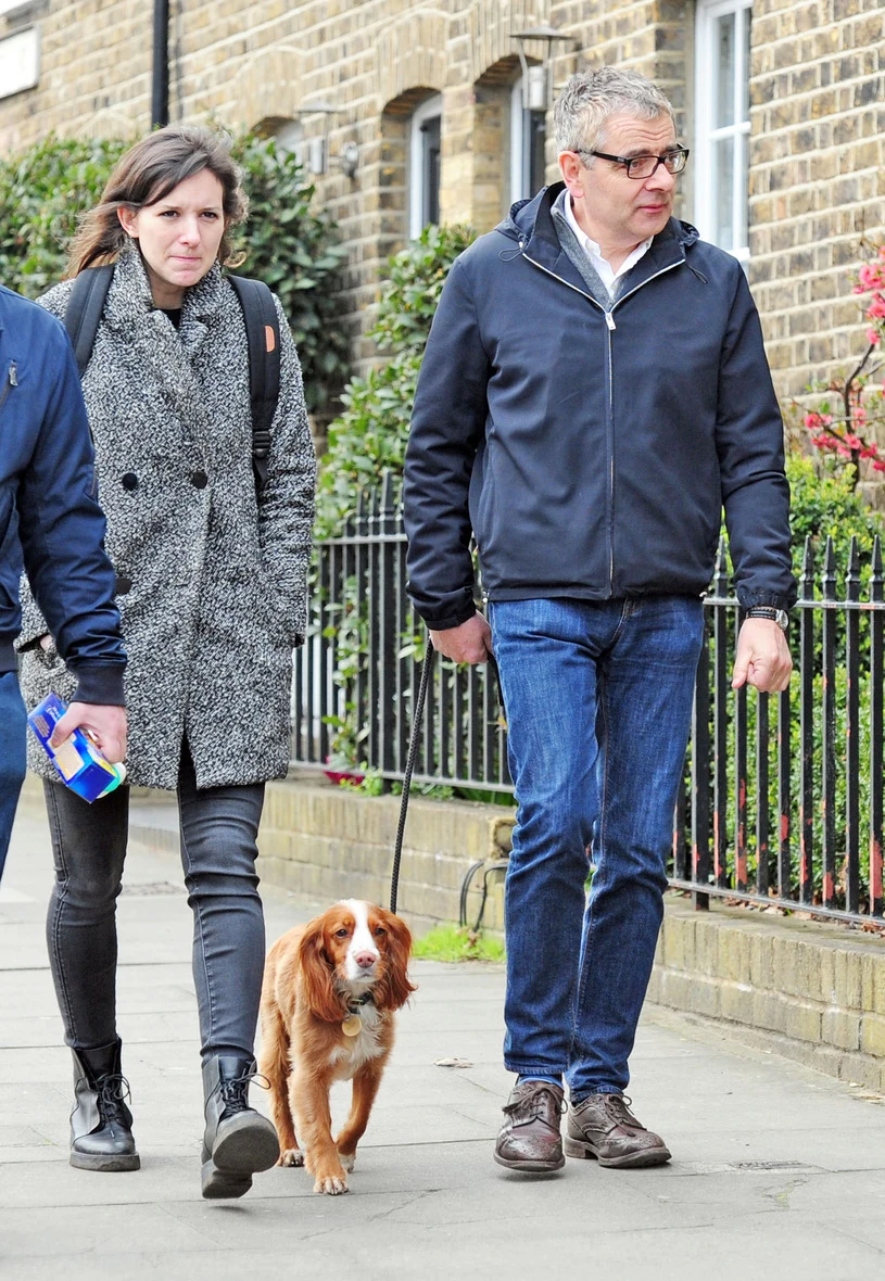 Rowan Atkinson z partnerką Rowan Atkinson z partnerką