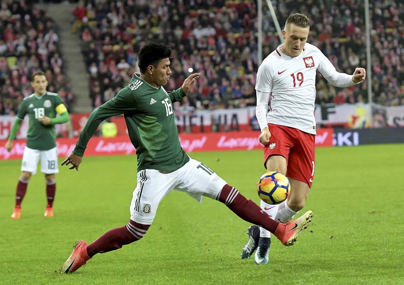 Piotr Zieliński (P) i Jesus Gallardo (L) z Meksyku Piotr Zieliński (P) i Jesus Gallardo (L) z Meksyku