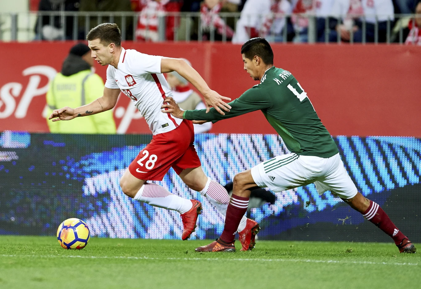 Jakub Świerczok (L) i Hugo Ayala (P) z Meksyku Jakub Świerczok (L) i Hugo Ayala (P) z Meksyku