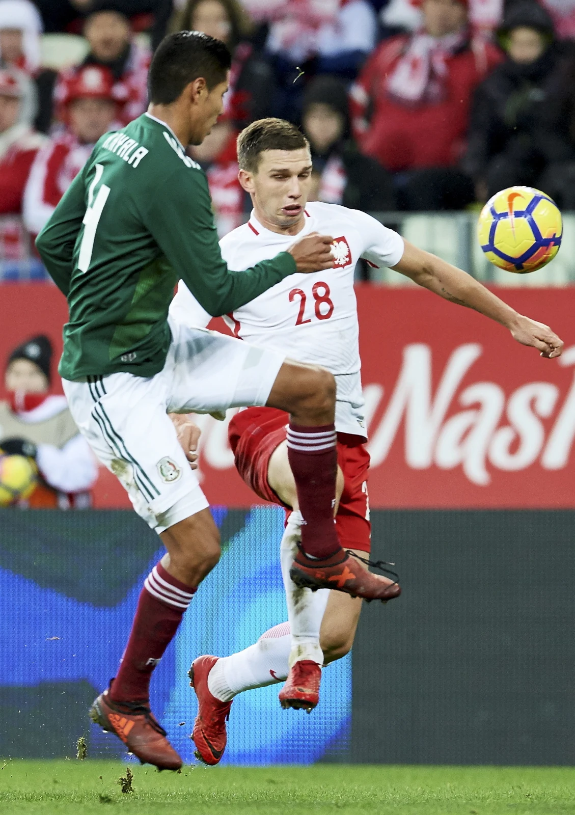 Jakub Świerczok (P) i Hugo Ayala (L) z Meksyku Jakub Świerczok (P) i Hugo Ayala (L) z Meksyku