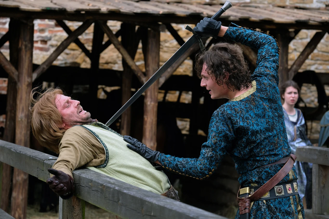 Mateusz Król (Kazimierz Wielki) i Marcin Rogacewicz (Jaśko)