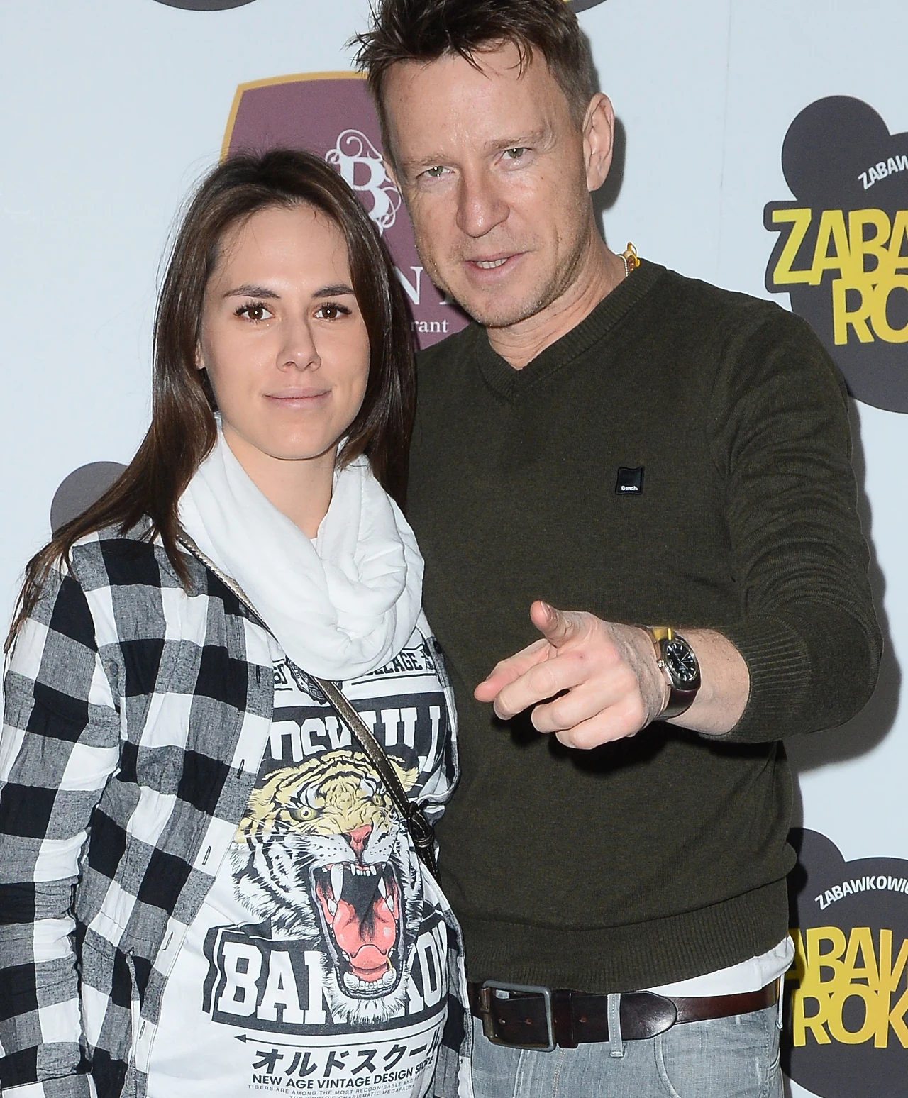 Wojciech Błach z żoną