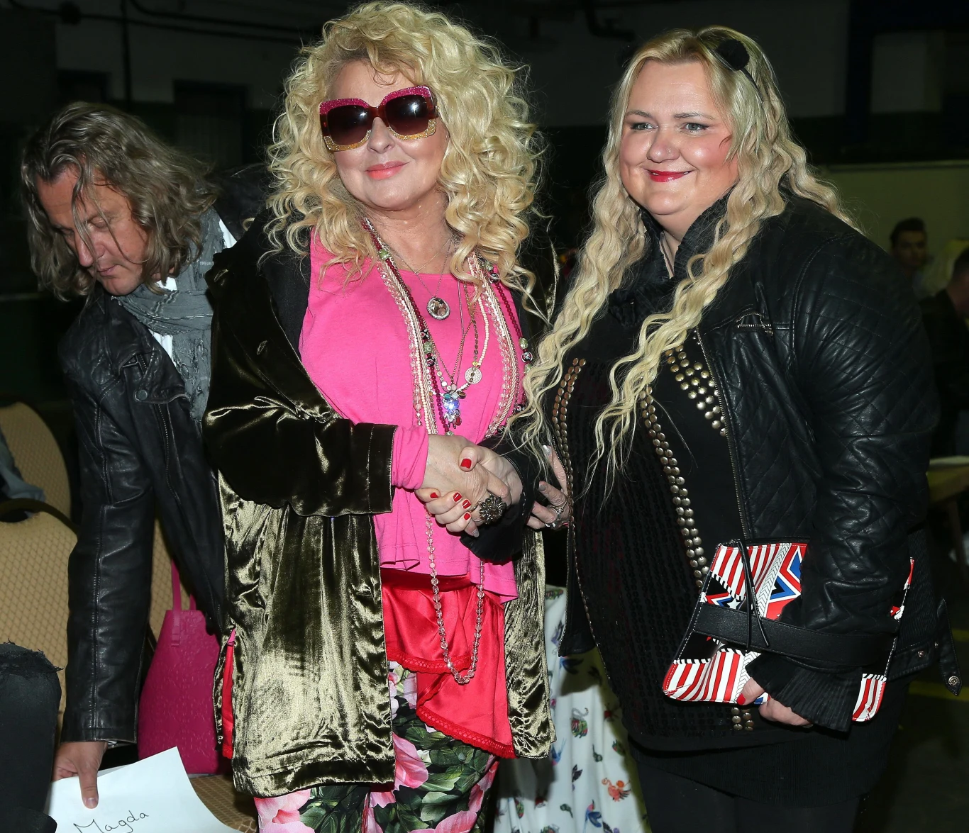 Magda z Manuelą i asystentem Magda z Manuelą i asystentem