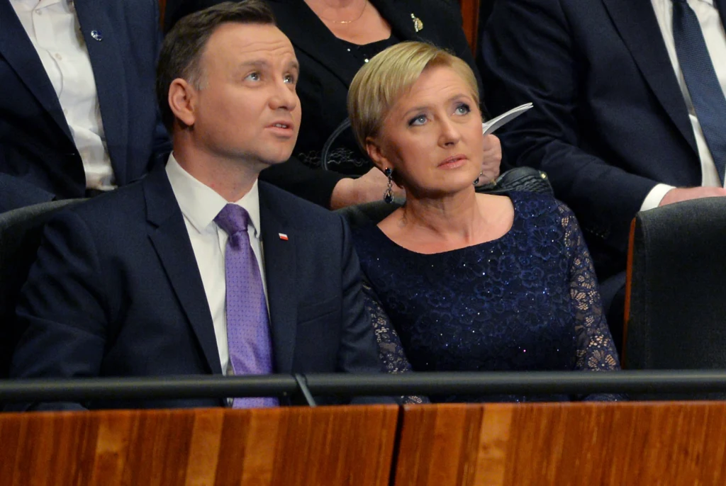 Adnrzej i Agata Dudowie. To tę kreację pierwszej damy skomentowała Dorota Wróblewska