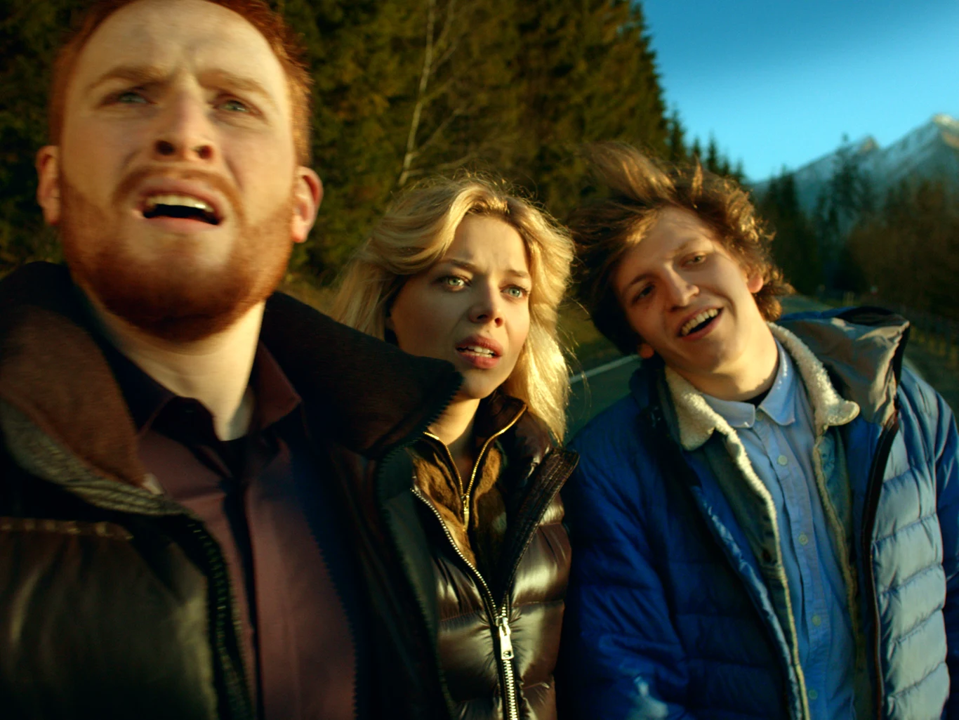 Cezary Kołacz, Marianna Zydek i Maciej Musiałowski w filmie "Soyer"