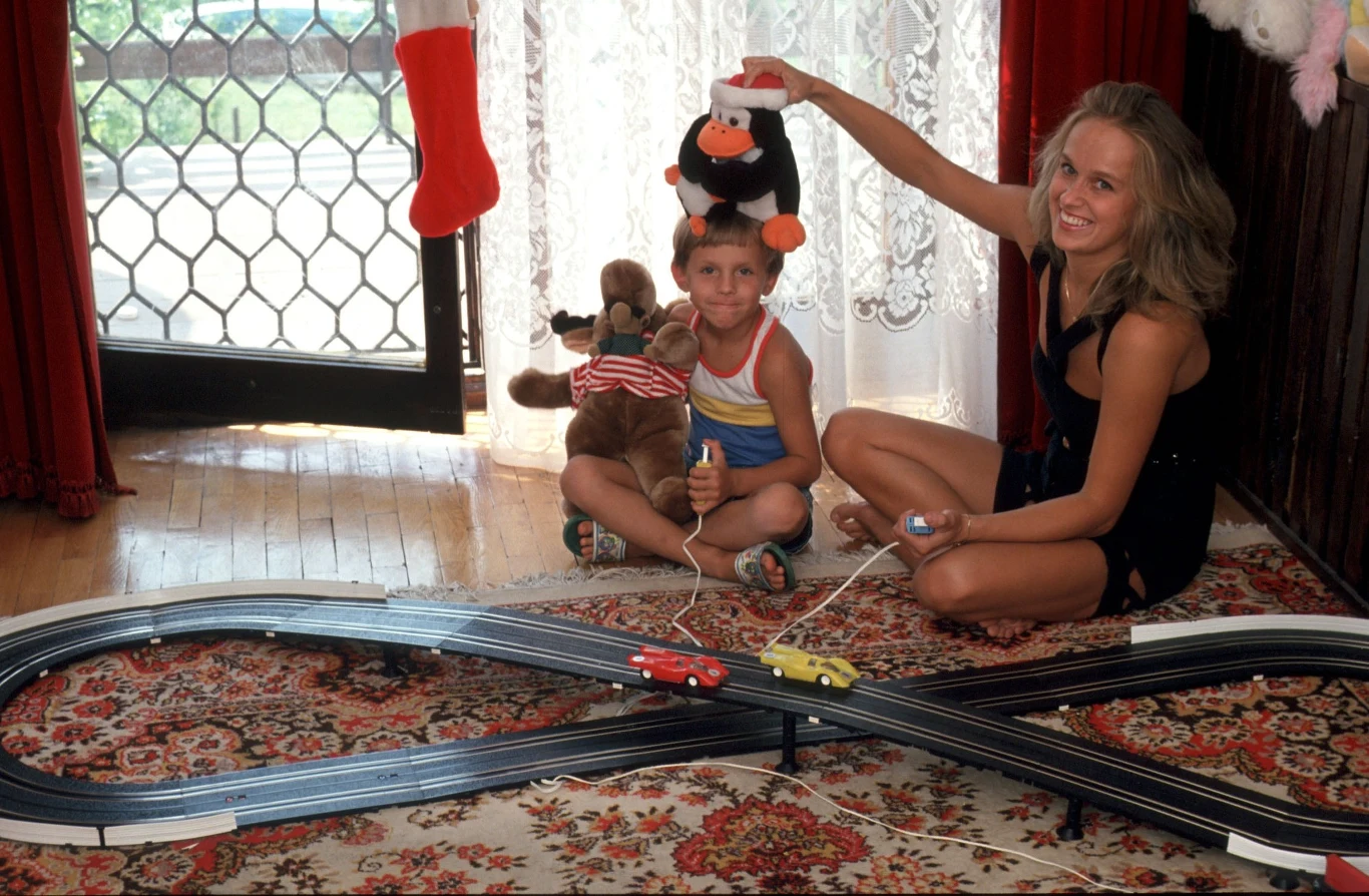 Monika Borys i synem (zdjęcie archiwalne)