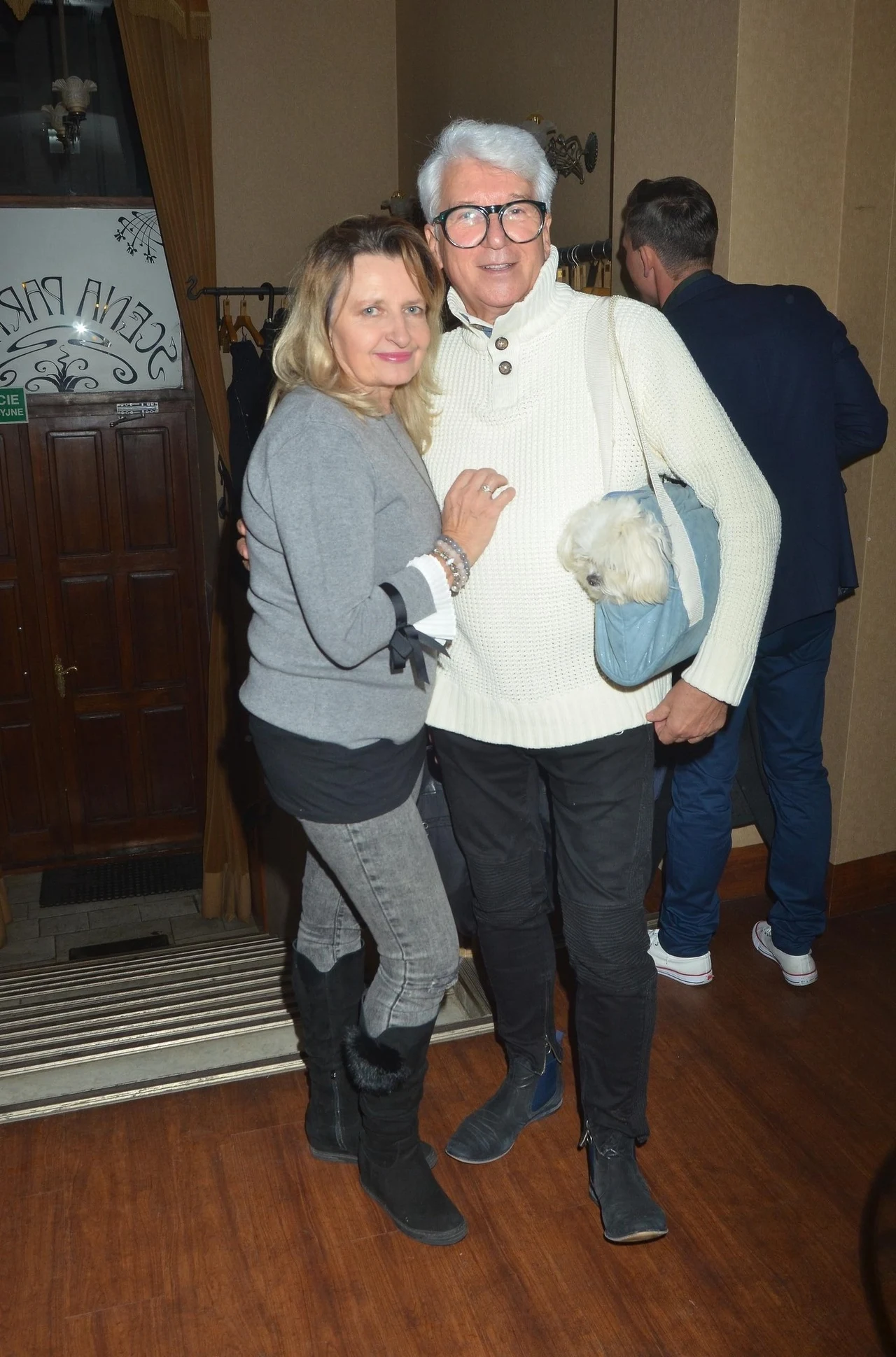 Ryszard Rembiszewski ze swoją narzeczoną Ewą Ryszard Rembiszewski ze swoją narzeczoną Ewą