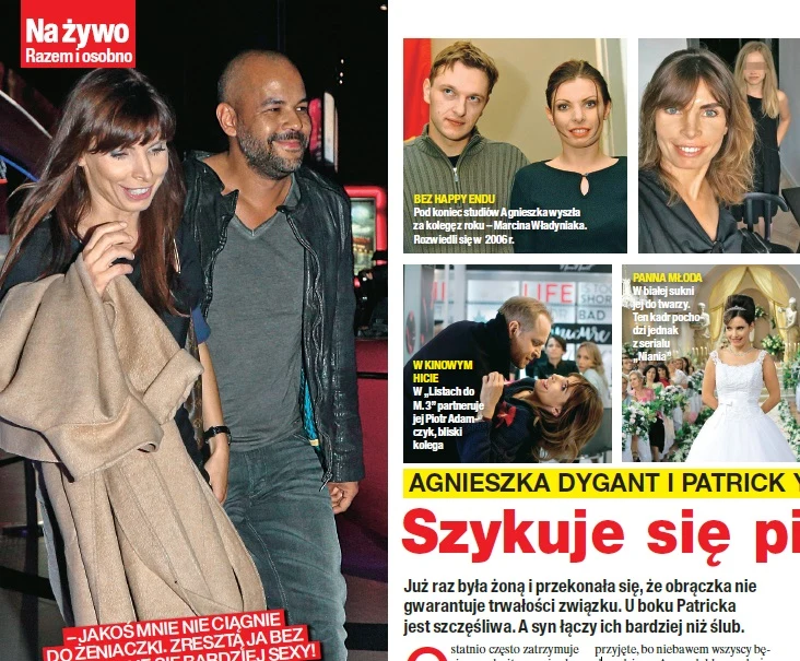 O Agnieszce Dygant pisze tygodnik "Na Żywo" O Agnieszce Dygant pisze tygodnik "Na Żywo"