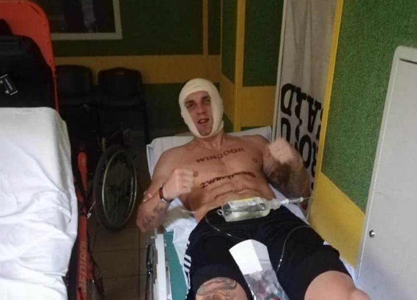 Adam Balski złamał szczękę w ringu Adam Balski złamał szczękę w ringu