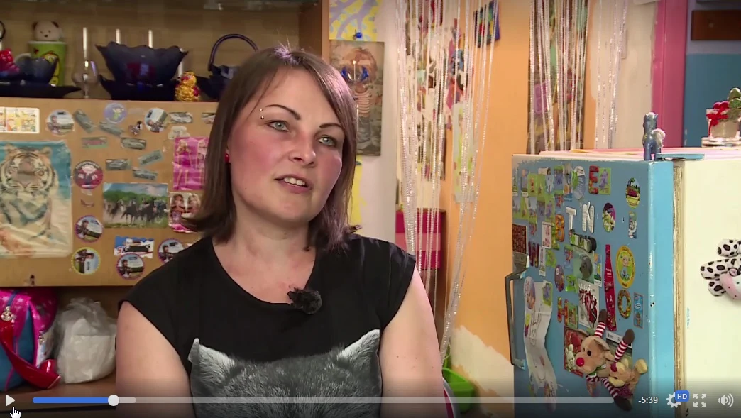 Pani Lidia, bohaterka programu "Nasz nowy dom" Pani Lidia, bohaterka programu "Nasz nowy dom"