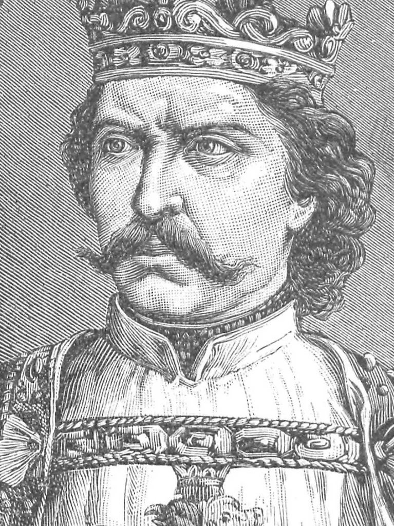 Władysław Łokietek na portrecie Ksawerego Pillatiego (domena publiczna)
