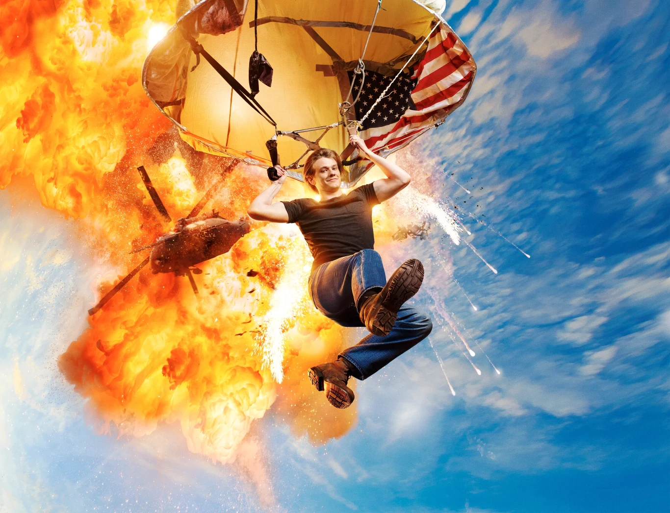 Lucas Till w roli Angusa MacGyvera Lucas Till w roli Angusa MacGyvera