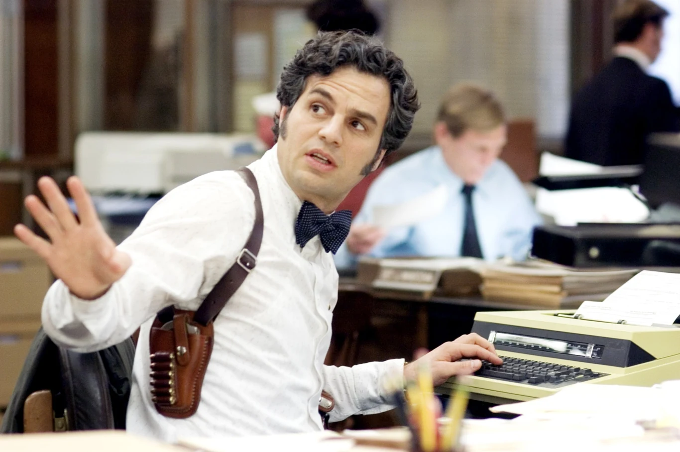 W thrillerze Davida Finchera "Zodiak" - opowieści o działającym w latach 60. tajemniczym seryjnym mordercy, znanym jako Zodiak, którego próbował schwytać rysownik "San Francisco Chronicle", Ruffalo wcielił się w pracującego nad sprawą policyjnego inspektora Dave'a Toschiego.  