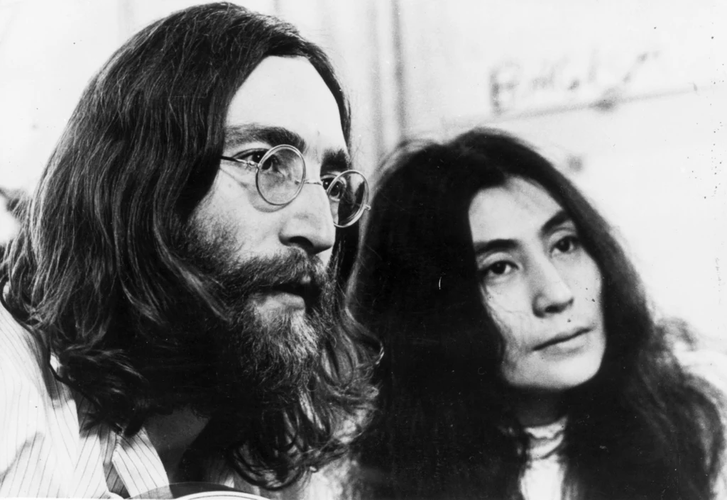 John Lennon i Yoko Ono w 1969 roku