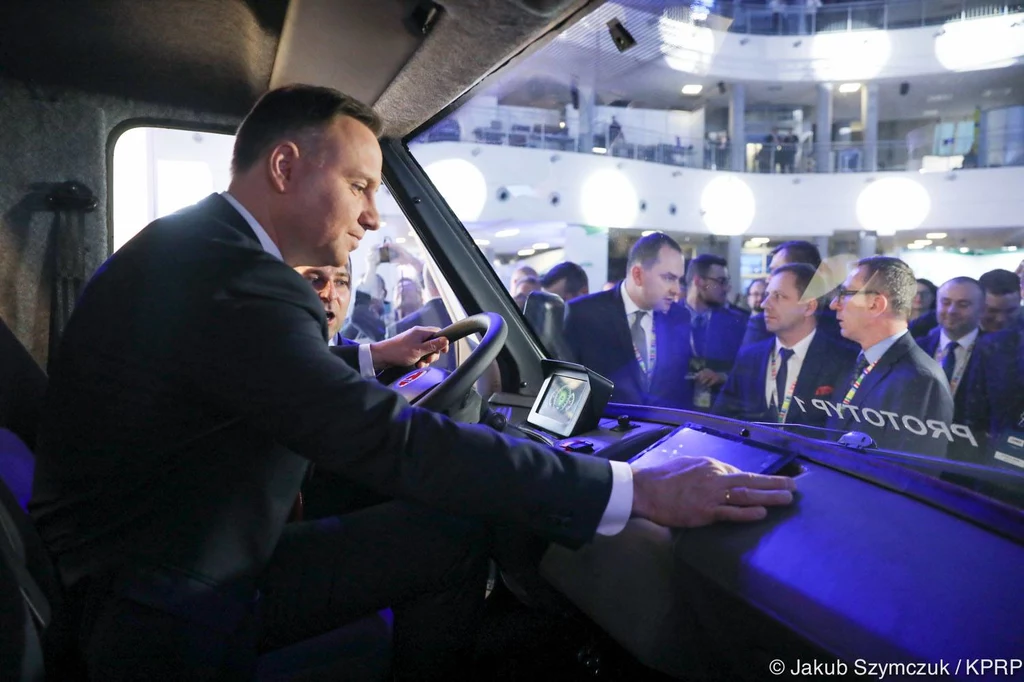 Andrzej Duda w Ursusie Elvi