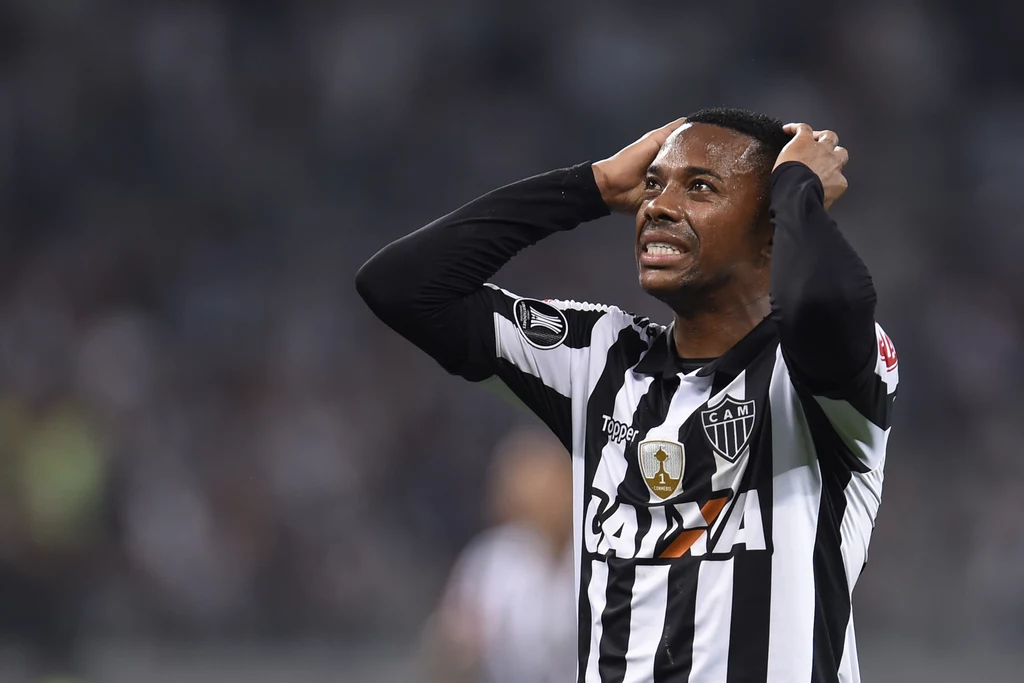 Robinho w barwach Atletico Mineiro Robinho w barwach Atletico Mineiro