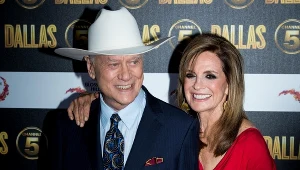 Larry Hagman, Linda Grey