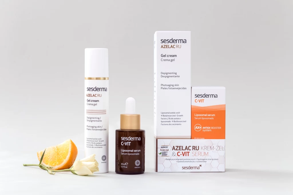 Azelac RU Krem-żel (50 ml) + C-VIT Serum (30 ml)