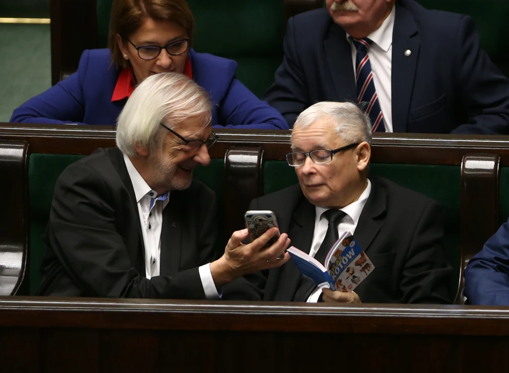 Ryszard Terlecki tylko na chwilę oderwał prezesa PiS od lektury