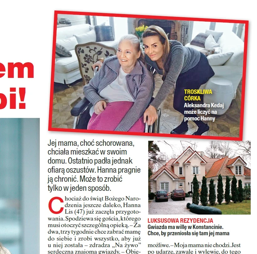 O Hannie Lis napisał tygodnik "Na Żywo" O Hannie Lis napisał tygodnik "Na Żywo"