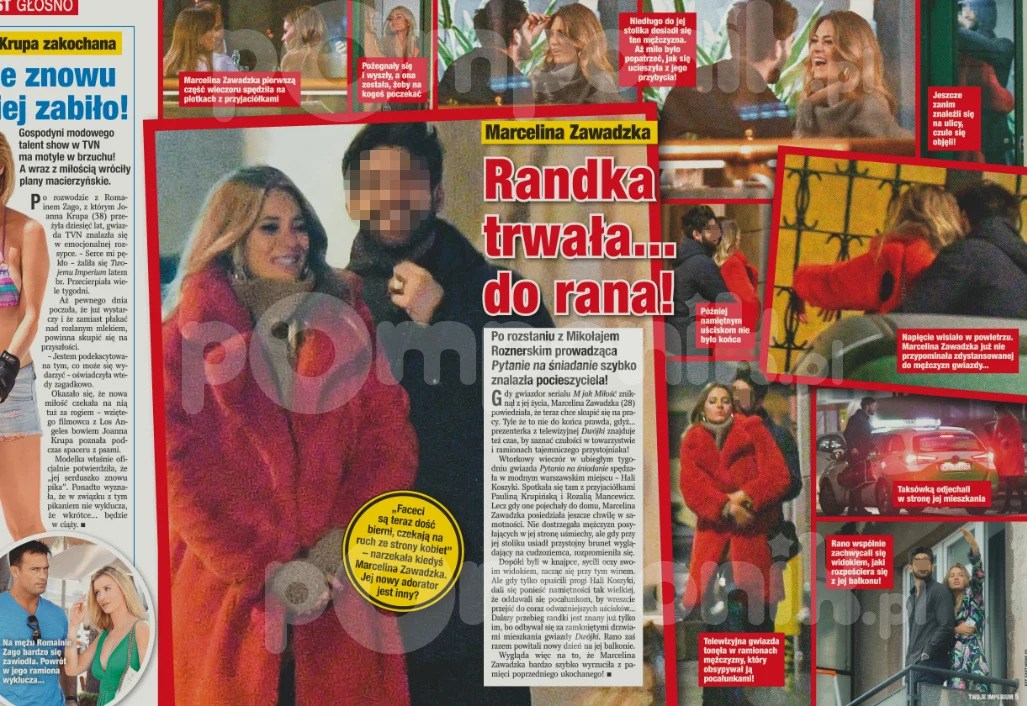 O spotkaniu Marceliny Zawadzkiej z tajemniczym mężczyzną pisze „Twoje Imperium” O spotkaniu Marceliny Zawadzkiej z tajemniczym mężczyzną pisze „Twoje Imperium”