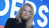 Pamela Anderson podczas wizyty w Polsce