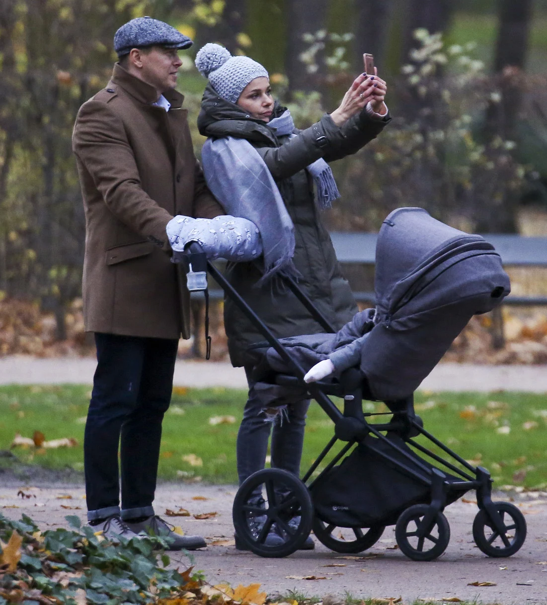 Paulina Sykut z mężem i córką Paulina Sykut z mężem i córką