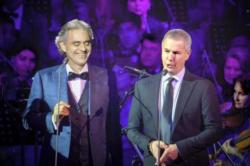 Alessandro Safina i Andrea Bocelli